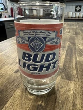 bud light beer glasses vintage