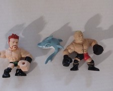   wwe mattel  slam city loose   sheamus and brock lesnar   wrestling  figures