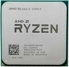 AMD Ryzen 5 1600X CPU R5 3.6 GHz Processors 6-Cores 16 MB Socket AM4 Max 4.0GHz