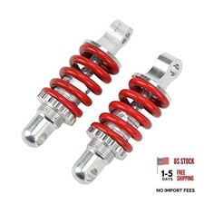 Amortiguadores de aire traseros universales para motocicleta 2 piezas, muelle helicoidal ajustable