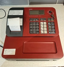 Casio SE-G1 Cash Register Till - RED - With 2 keys & Manual. VGC 🔥Free UK P&P🔥