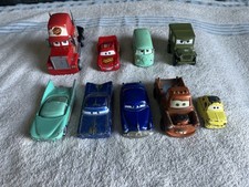 Disney Pixar Cars Lot Radiator Springs Residents McQueen Mater Flo Luigi Ramone