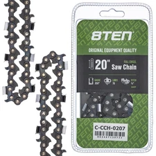 8TEN Full Chisel Chainsaw Chain 20 Inch .050 3/8 76DL