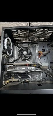 MSI GeForce RTX Gaming Tower Desktop, AMD Processor, Dedicated Graphics, Black