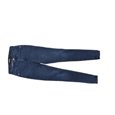 Express Women's Size 00R Jegging Jeans Blue Cotton Blend Zip Solid