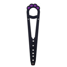 1Pc Black Pet Cat Door Holder Latch Prevents Dogs Enter Adjustable Elastic Gate
