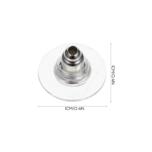 100 Pcs Earring Accessories Backs for Earrings Ohrring Stecker Verschluss - Picture 7 of 12