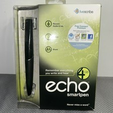 Echo Smartpen 4GB Complete in Original Box Livescribe Display Non-Working