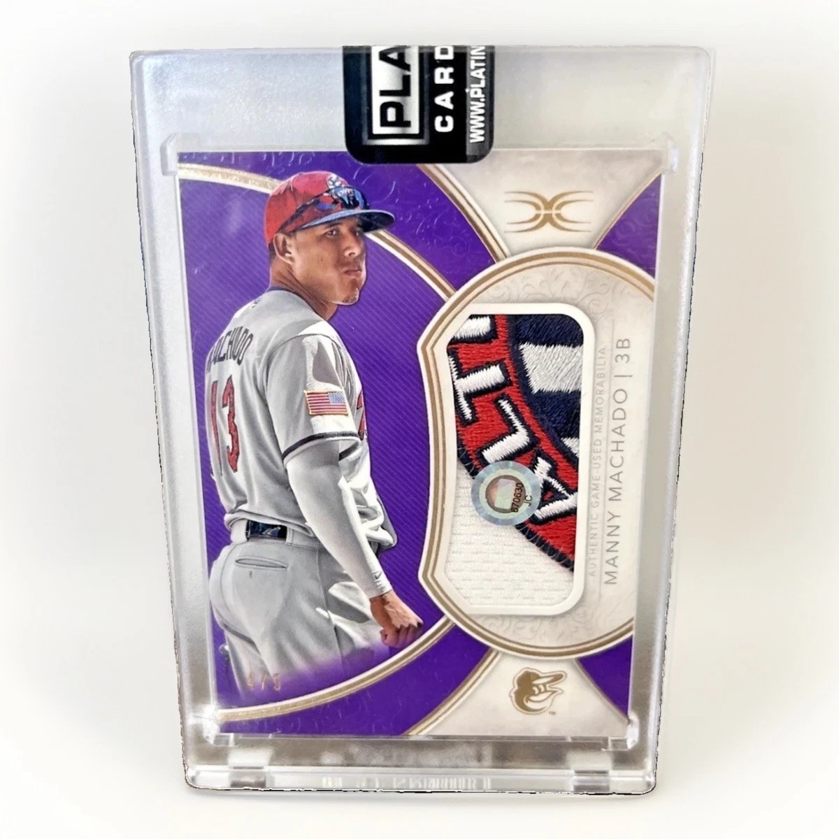Manny Machado Baseball Serial Numbered Sports Trading Cards