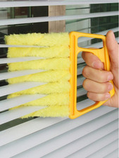 7 Brush Venetian Blind Cleaner Easy Cleaning Tool Duster Washable Microfibre UK