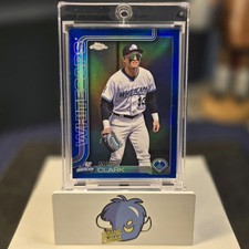 🔥⚾️ MAX CLARK ✨️🔵 087/150 ⚾️🔥2025 Topps Pro Debut Chrome #PDC-116 Blue Refrac