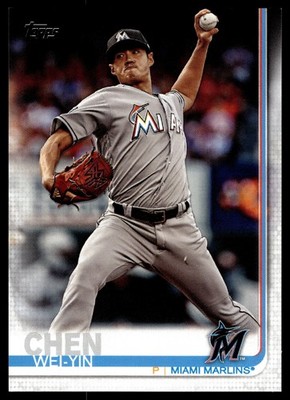 Wei-Yin Chen Miami Marlins 2019 Topps Adv. Stat #476 SN /150