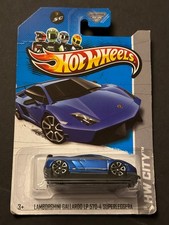 DAMAGED Hot Wheels 2013 - Lamborghini Gallardo LP 570-4 Superleggera (Blue) #2