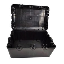 Large Outdoor Electrical Box Weatherproof Fireproof Black Extension Cord Cover