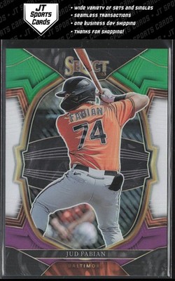 2023 Panini Select Jud Fabian 67 Tri-color Prizm /199 | Baltimore Orioles