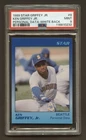 1989 KEN GRIFFEY JR. ROOKIE PSA 9 MINT HOF PERSONAL DATA WHT BK MARINERS #8 RZC