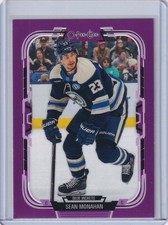 2025-26 O-Pee-Chee OPC PURPLE /49 Sean Monahan Blue Jackets