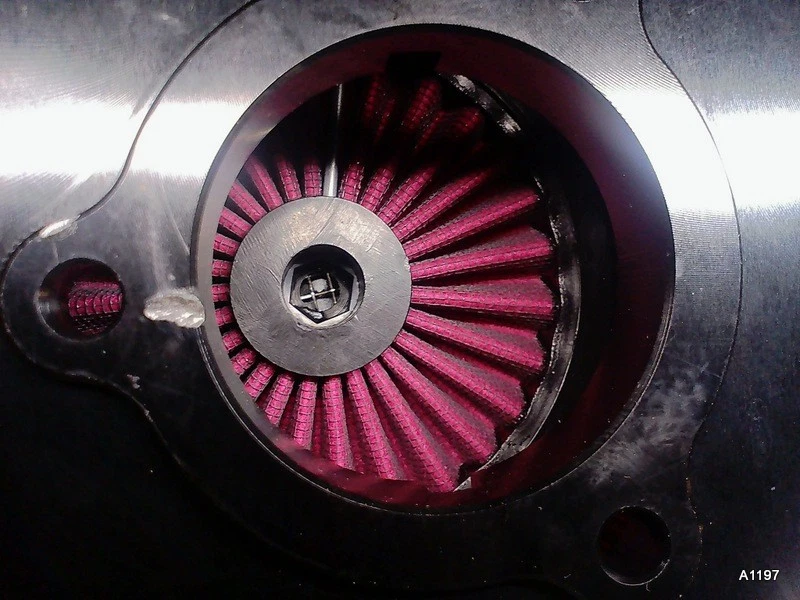 Filtro de admisión de filtro de aire RSD para Harley Softail Dyna Touring Trike 2008-2016 Foto 3 de 4