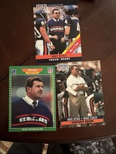 1990’s Proset Mike Ditka Cards Lot Of 3 (Nrmt)
