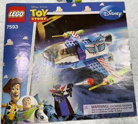 Lego Toy Story #7593 Buzz's Star Command Spaceship Complete with Box and Manual
