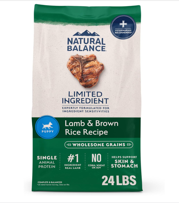 Natural Balance Limited Ingredient Lamb & Brown Rice Puppy R