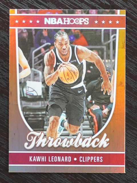 Kawhi Leonard 2022-23 Panini NBA Hoops Basketball Throwback HOLO FOIL Clippers