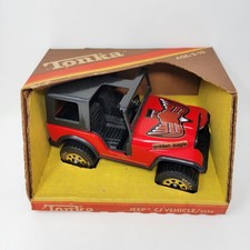 NOS Vintage Tonka 2956 Red Golden Eagle Hardtop Jeep CJ in Original Box