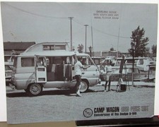 1966 Dodge A-100 Van Camp Wagon Conversion Rv Dealer Brochure Price List Orig