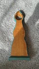 Miniature Swedish Mora Clock Pocket Watch Holder Painted Folk Art Scandinavian — photo 4
