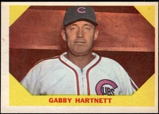 1960 Fleer Baseball Greats Gabby Hartnett #29 New York Giants