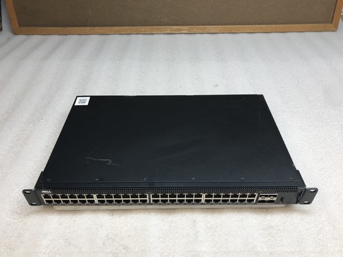 Dell EMC X1052 48-Port Gigabit L3 Managed Switch w/ 4 SFP+ 10GbE Uplinks W/ Ears