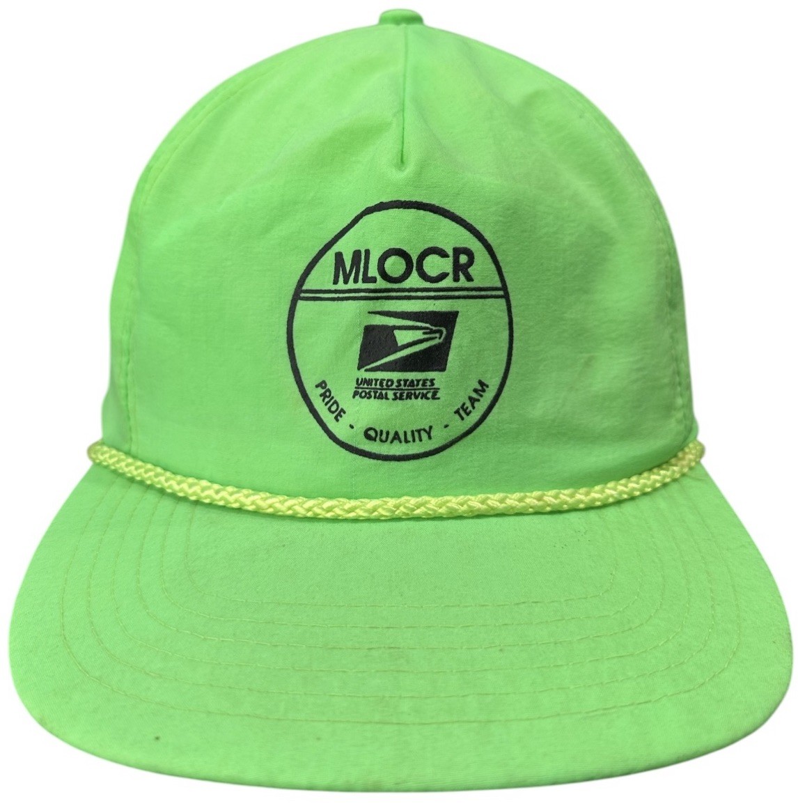 Vintage USPS MLOCR Hat Cap Adjustable SnapBack Ro… - image 1