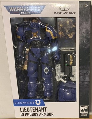 McFarlane Warhammer 40,000 Lieutenant in Phobos Armour (Ultramarines) 7in Figure