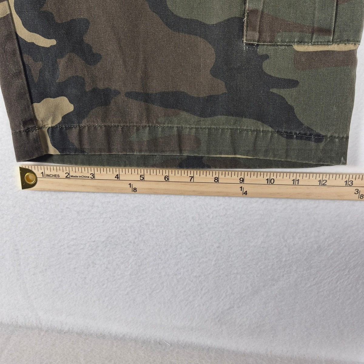 Unbranded Cargo Shorts Mens 38 Camo Green Woodland Military Streetwear View 6