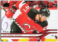 2025-26 Upper Deck Series 1 Holiday SP Green Foil #102 Paul Cotter New Jersey