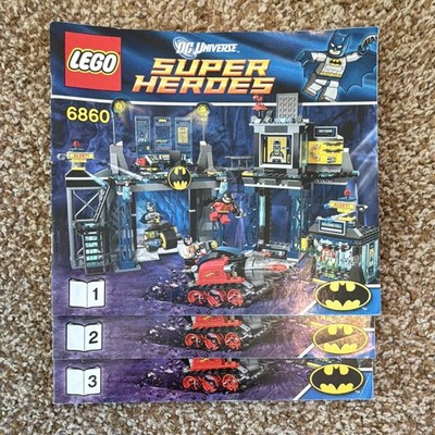 LEGO Super Heroes DC Universe The Batcave 6860 Complete Set 690 Pieces Batman