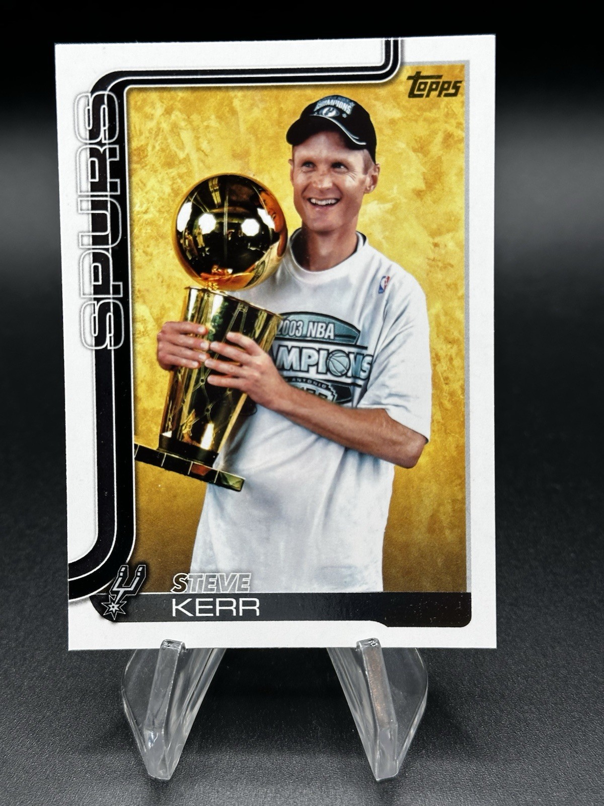2025-26 Topps Basketball Steve Kerr Golden Mirror #267 Spurs