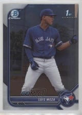 2022 Bowman Chrome Prospects Luis Meza #BCP-209 0h29