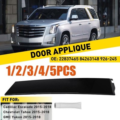 Window Trim Molding Panel Door Applique Fit 15-18 Cadillac Escalade GMC1-5X