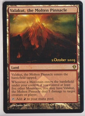 Mtg Valakut, the Molten Pinnacle Launch Party & Release Event Promos Foil