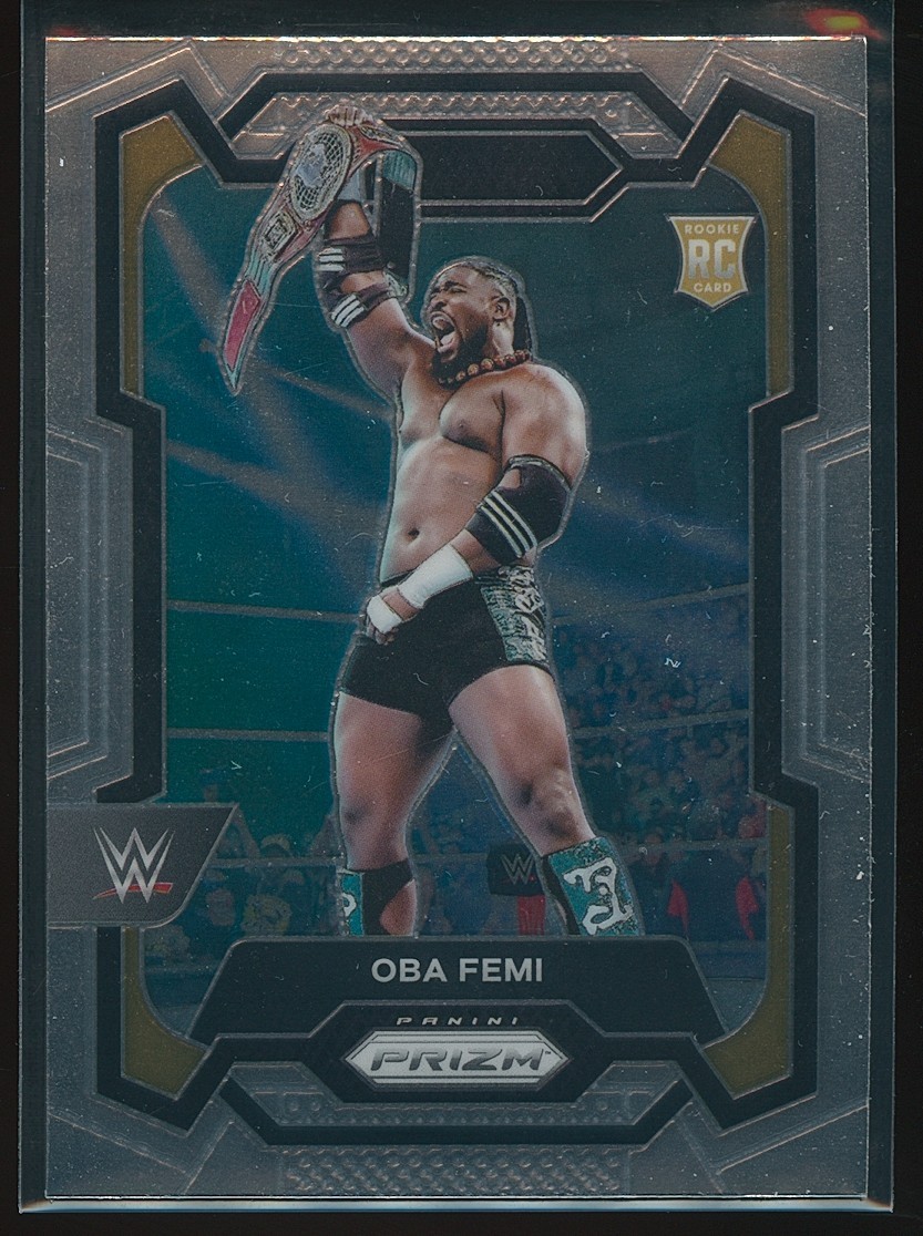 Oba Femi 2024 Panini Prizm WWE #199 Rookie RC