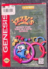 Izzy's Quest For The Olympic Rings Sega Genesis CIB Complete Tested Working