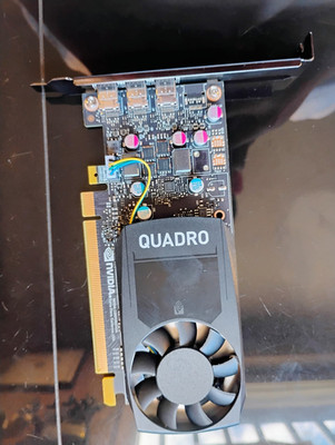 NVIDIA Quadro SFF PCIe x16 Graphics Card 3x Mini DisplayPort Fan/Heatsink