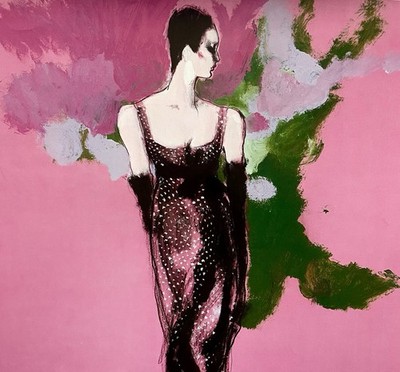 Vintage Norma Norell Poster Steven Stipelman Fashion Illustration