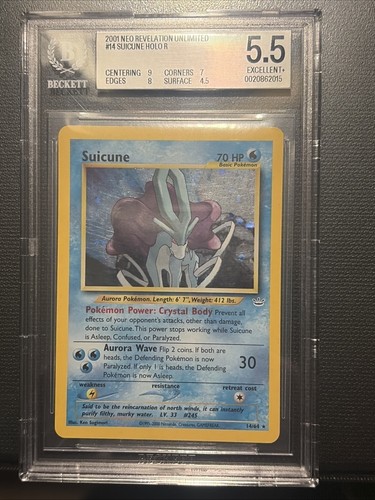 Suicune (Unlimited) graded BGS 5.5 for sale on eBay