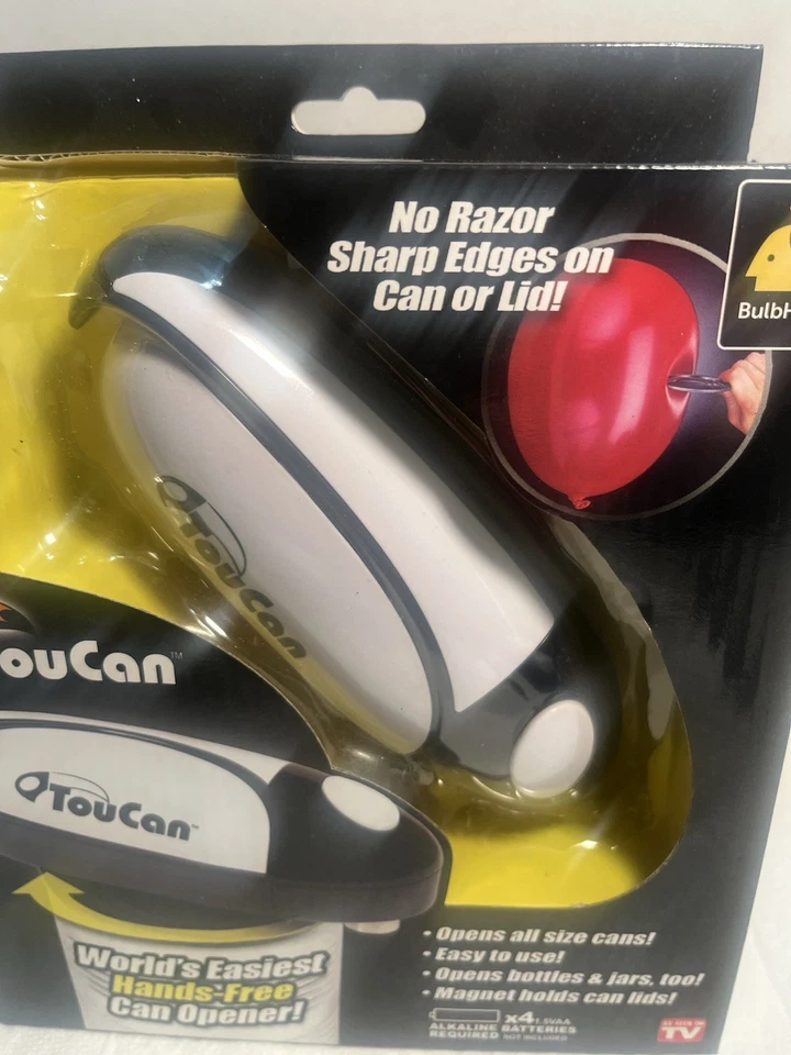 TouCan Can Opener Battery Operated  One Touch Smooth Edges Hands-free New! 1513 - Image 2 of 4