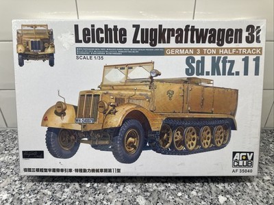AFV Club 1/35 German SdKfz.11 3 Ton Halftrack AF35040 / Open Box