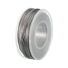 328ft Picture Hanging Wire Coated Cable 304 Stainless Steel Rope Silver 0.02"