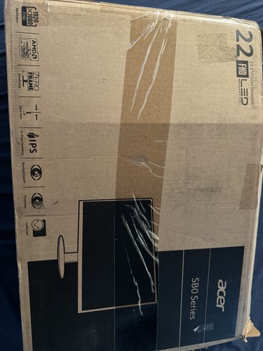 Acer R221q BID 21.5-inch IPS Full HD 1920 X 1080 Display VGA DVI & HDMI Ports - Picture 1 of 4