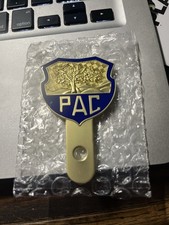 Ct Pac Police License Plate Emblem Gold With Windshield Decal Ct Pac Police License Plate Emblem Gold With Windshield Decal
